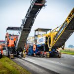WEMAC ingeschakeld voor frees- en asfaltwerk op N46 Groningen-Delfzijl